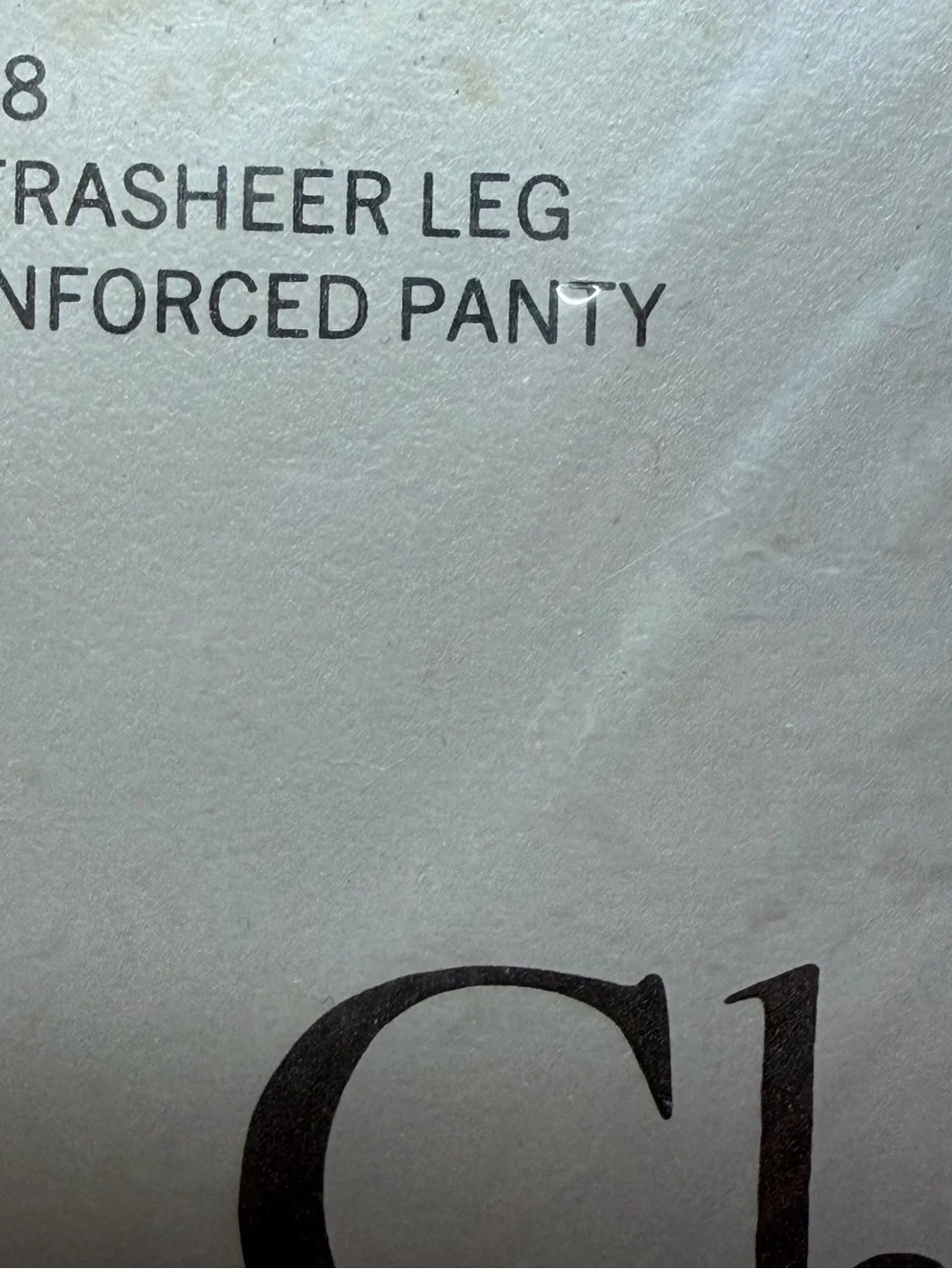 VTG Christian Dior Pantyhose NIP Rare Blue Chambray Size 3 Large